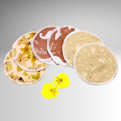 Coussinet-d allaitement-lavable-marron