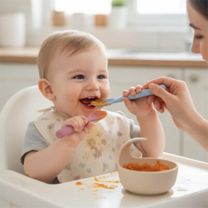 Cuillère bébé polyvalence d'usage