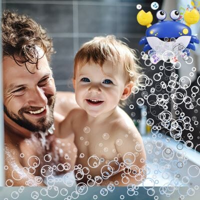 JOUET DE BAIN BÉBÉ |MACHINE À MOUSSE
