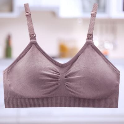 Soutien gorge tire lait violet
