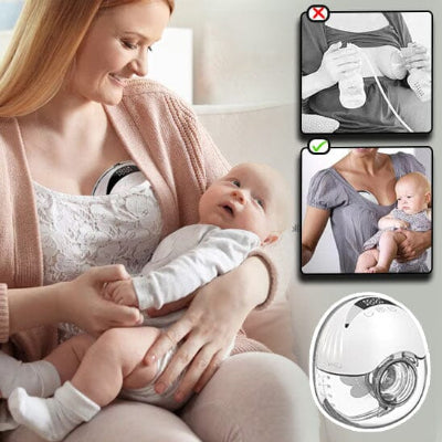 Tire-lait-double-bébé-est-content