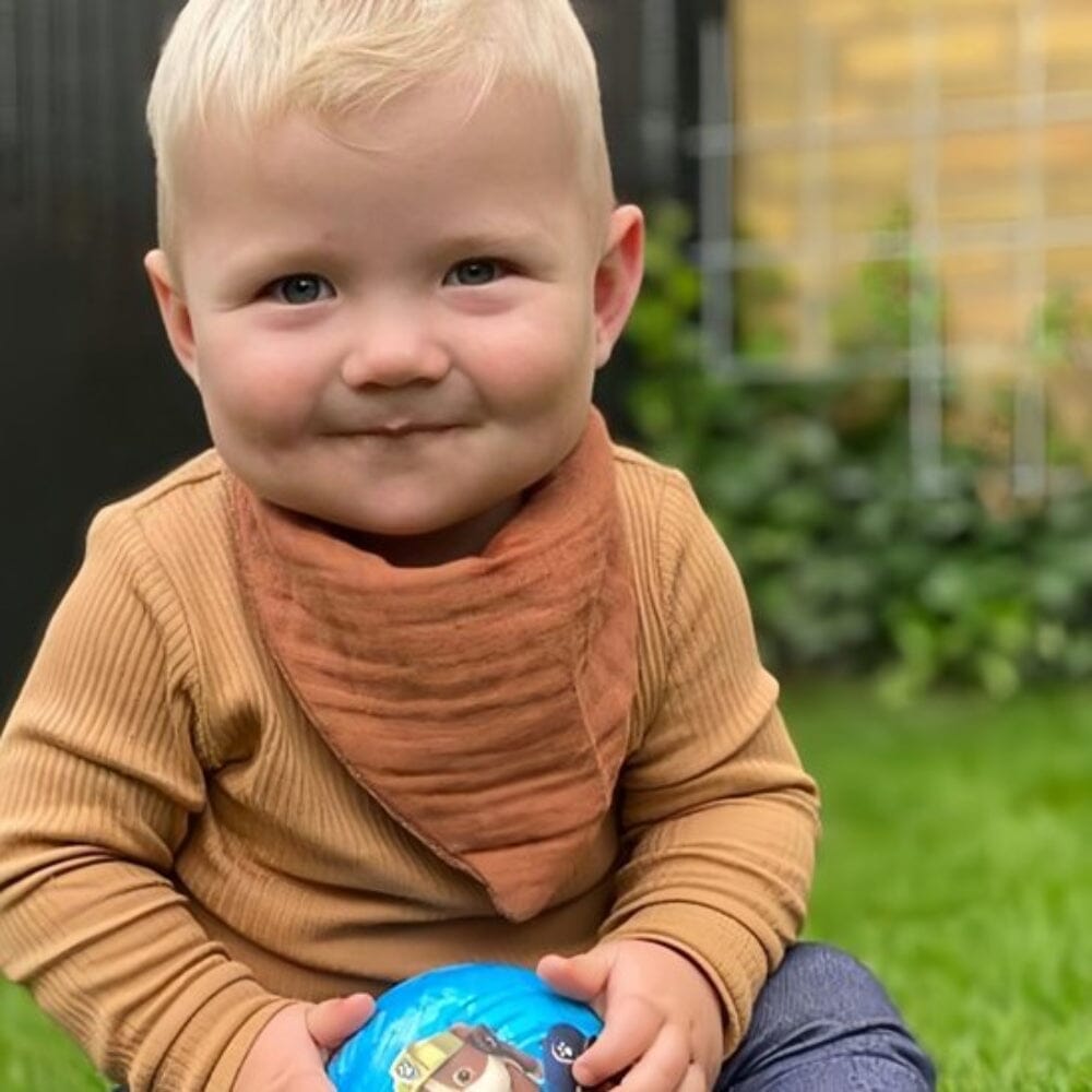 Bandana Bavoir Bebe textile double épaisseur