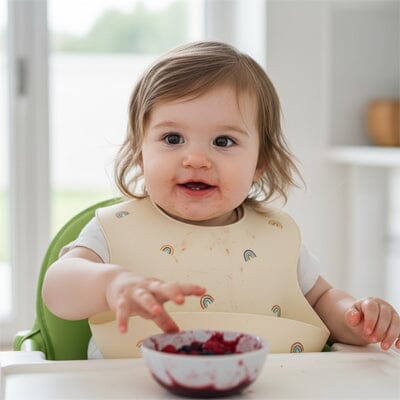 Bavoir silicone bébé bavoir préféré 