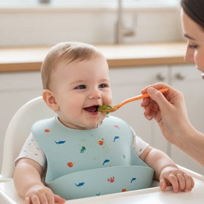 Bavoir silicone diversité des motifs 