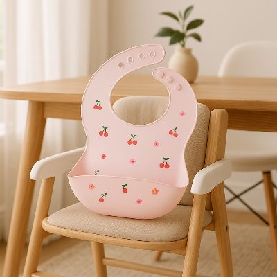 Bavoir silicone | Souple réglable