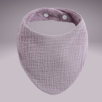 Bavoirs bandana violet
