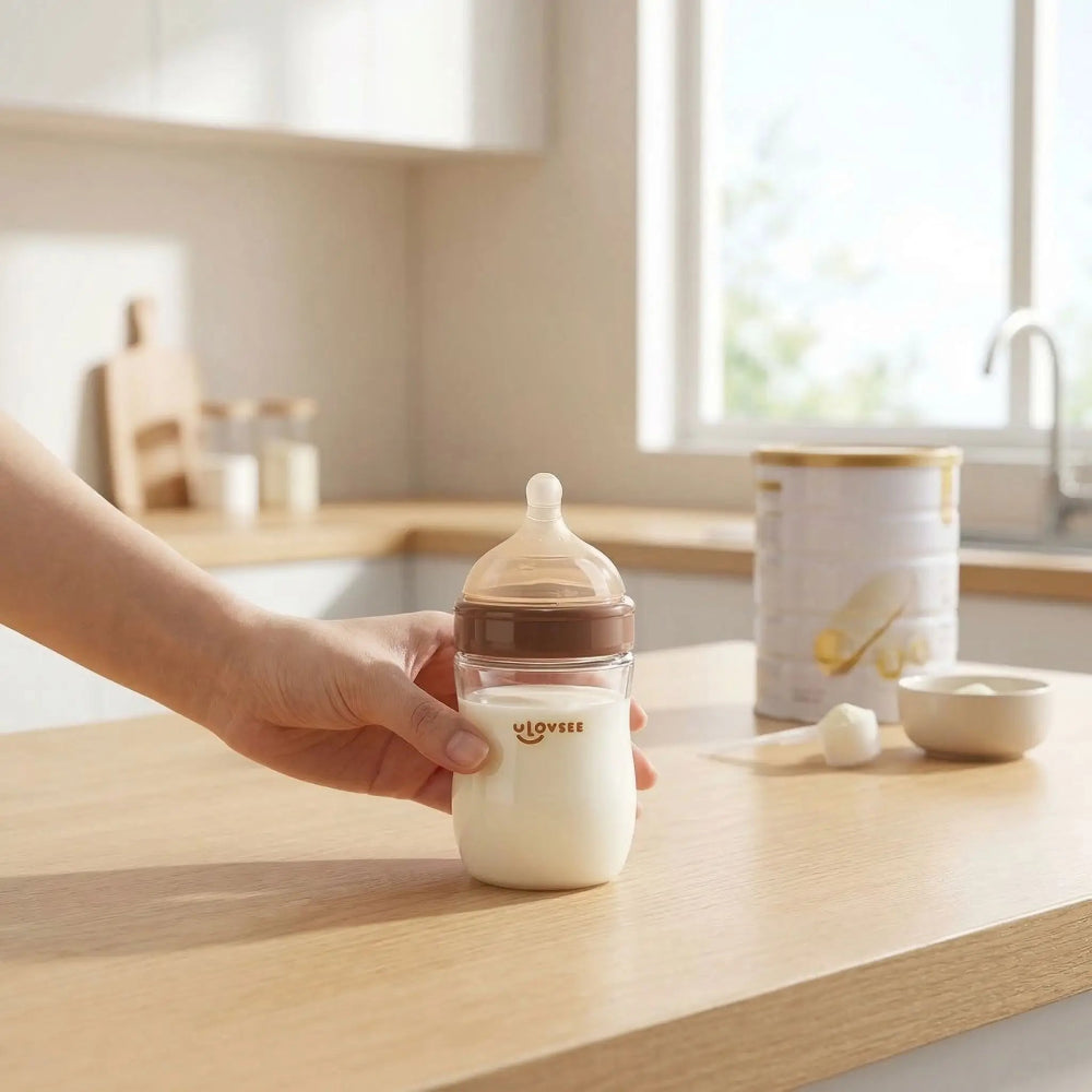Biberon en verre compatible allaitement Sans BPA