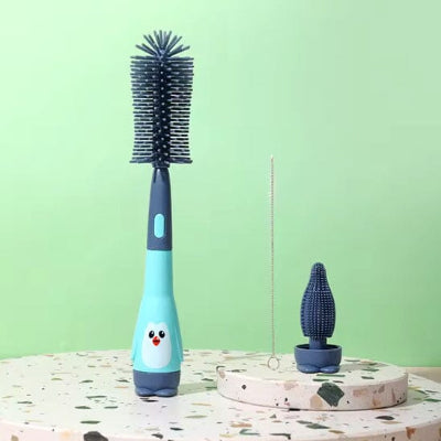 Brosse-nettoyage-biberon-tête-souple-crochet-support-stable