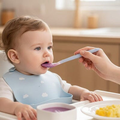 Cuillère apprentissage bébé prise en main facile
