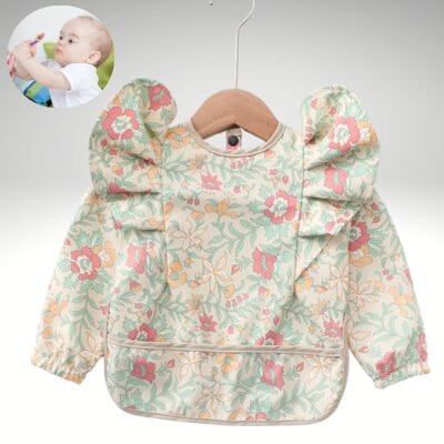 Bavoir manche longue imperméable | BébéProtect