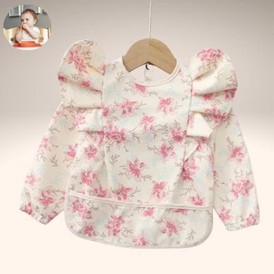 Bavoir manche longue imperméable | BébéProtect