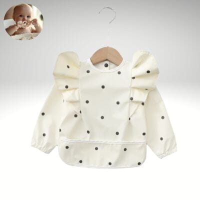 Bavoir manche longue imperméable | BébéProtect