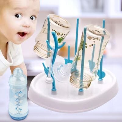 Egouttoir biberon-bleu