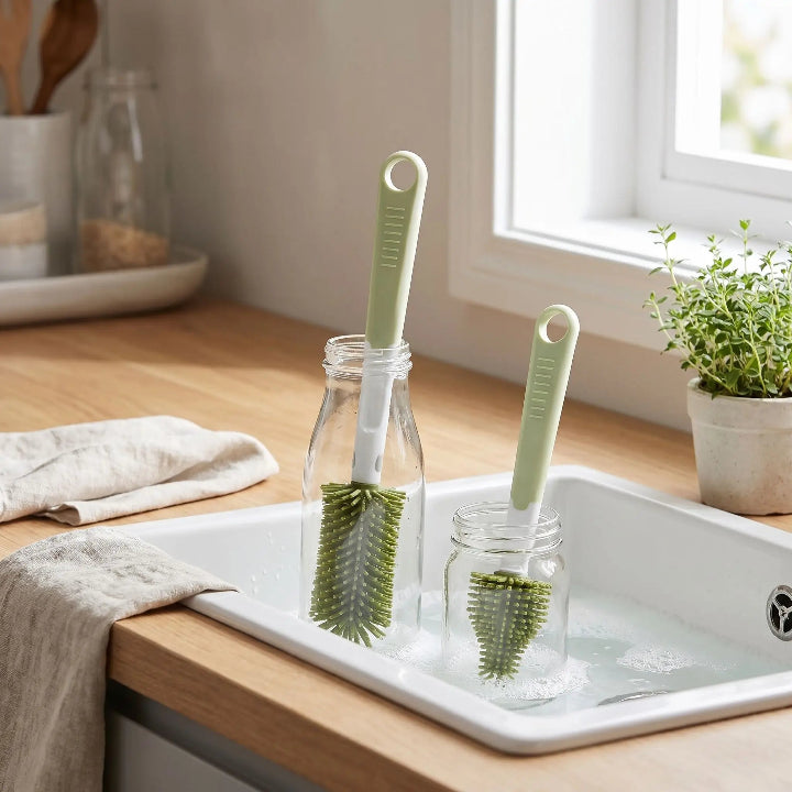 Goupillon biberon Ultra efficace vert