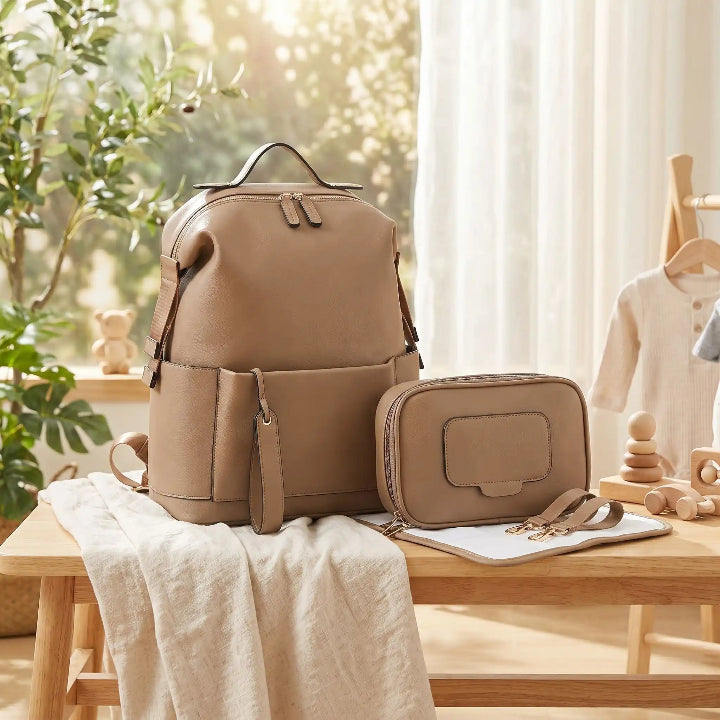 Sac dos a langer Camel PU