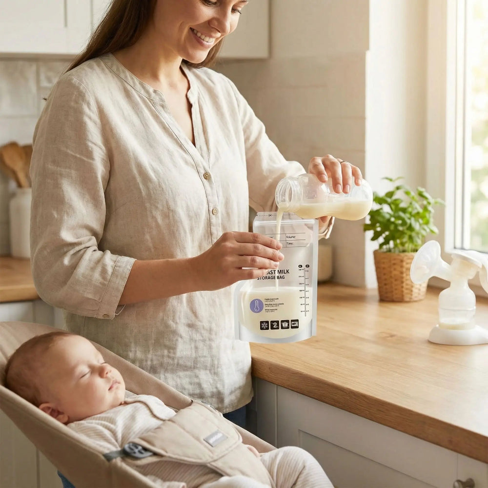 Sachet de conservation lait maternel maman bien organisée