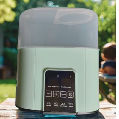 Stérilisateur biberon multifonction vert