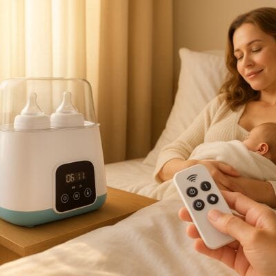 Stérilisateur et chauffe biberon, la durée de désinfection-est-5-minutes