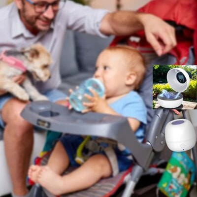 Stérilisateur portable pour tétine UV Utilisation intuitive avec un seul bouton