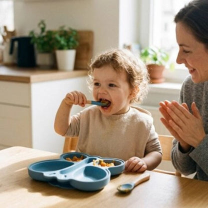 Assiette bebe bords surélevés