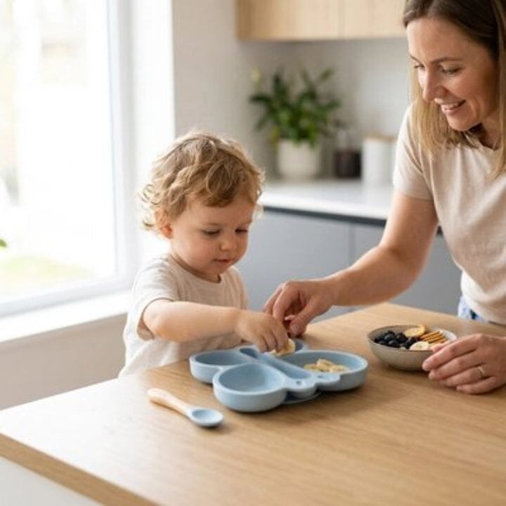 Assiette bebe design ludique 