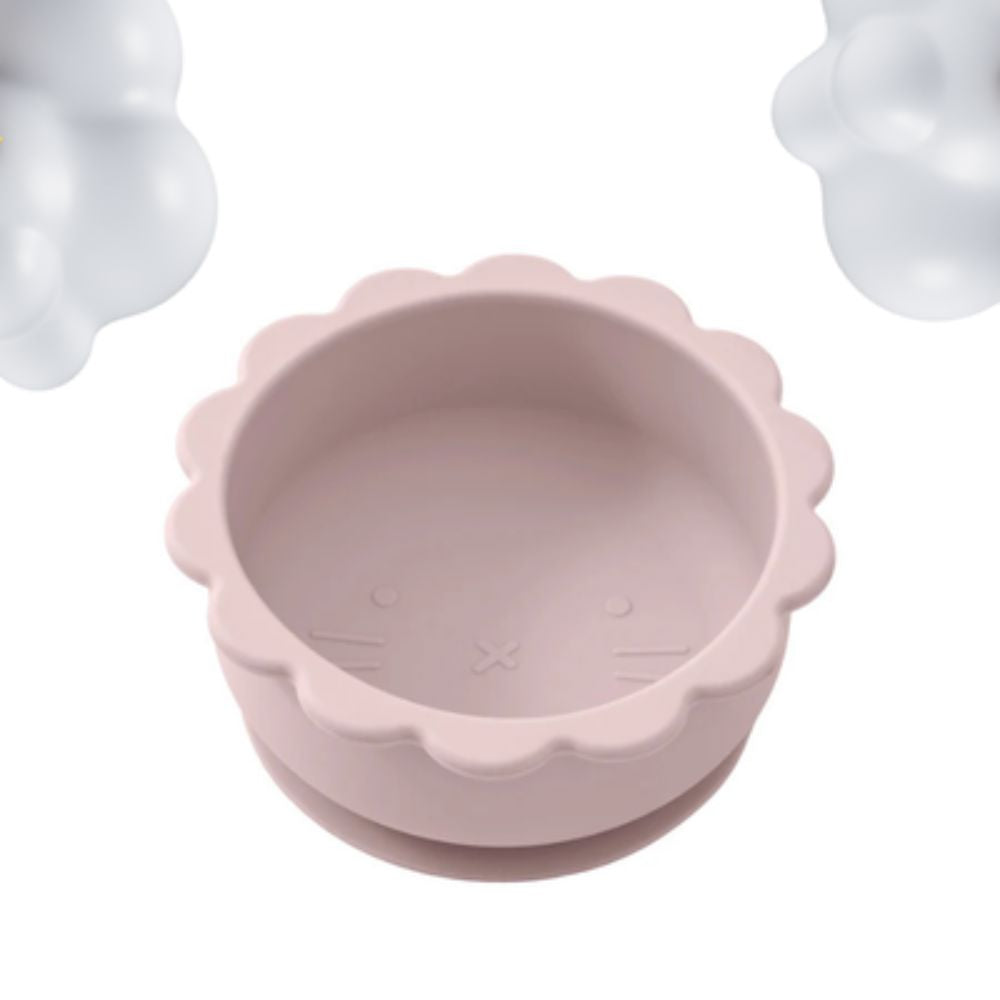 Assiette bebe silicone lilas fonce