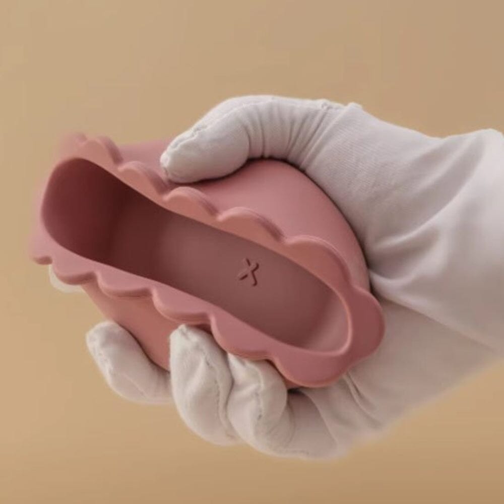 Assiette bebe silicone matériau souple