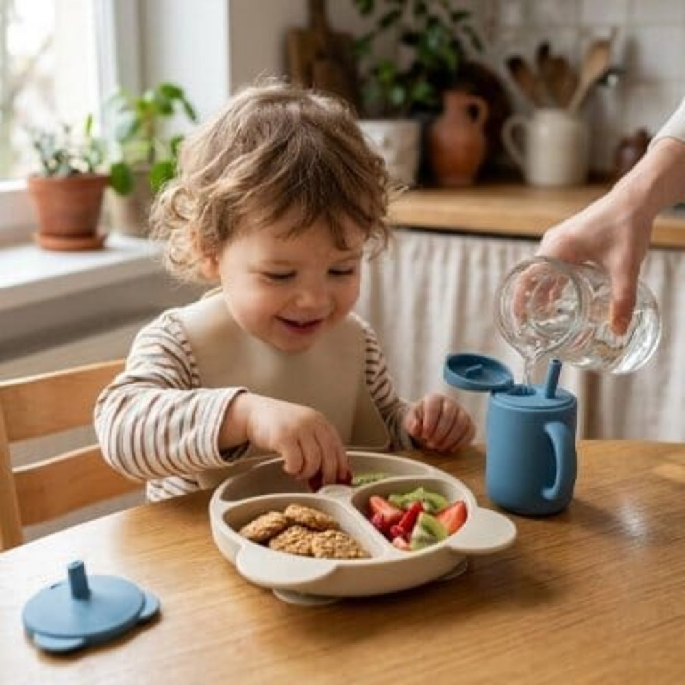 Assiette bebe ventouse adapté aux petites mains