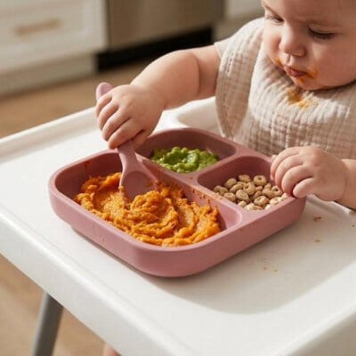 Assiette bébé ventouse compatible lave-vaisselle