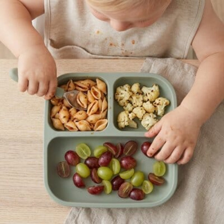 Assiette bébé ventouse matériau silicone alimentaire