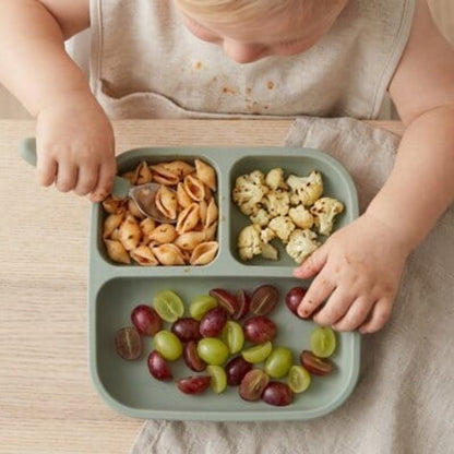 Assiette bébé ventouse matériau silicone alimentaire