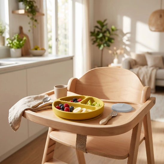 Assiette pour bebe antidérapante