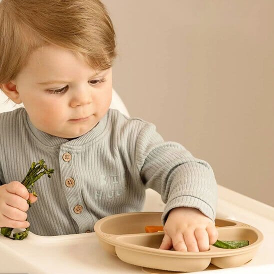 Assiette pour bebe avec couvercles pour tout-petits