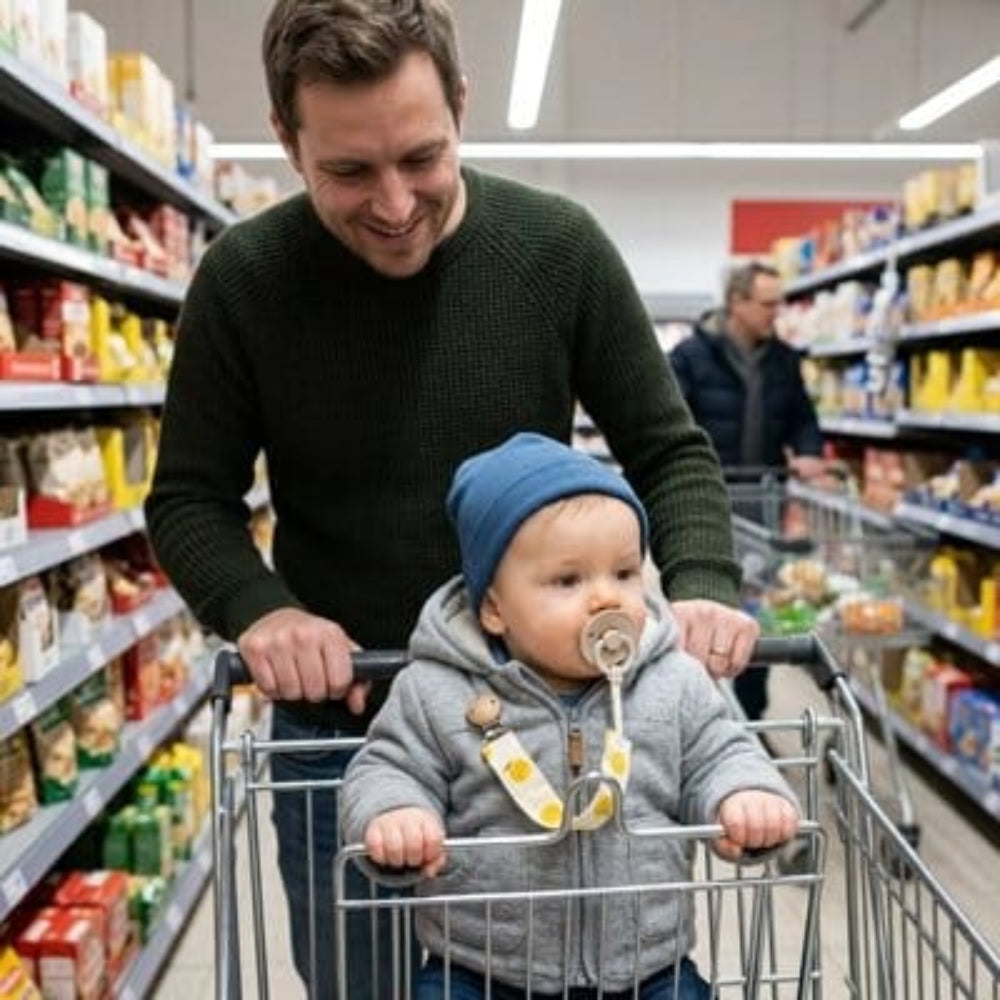 Attache tetine bebe  composants sans substances nocives