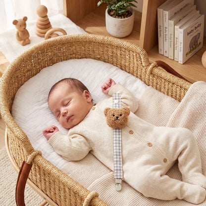 Attache tetines bébé dors paisiblement