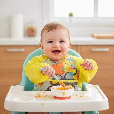 Bavoir bébé capacité à évoluer avec enfant