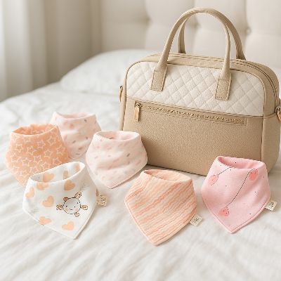 Bavoir bandana | Ultra-absorbant