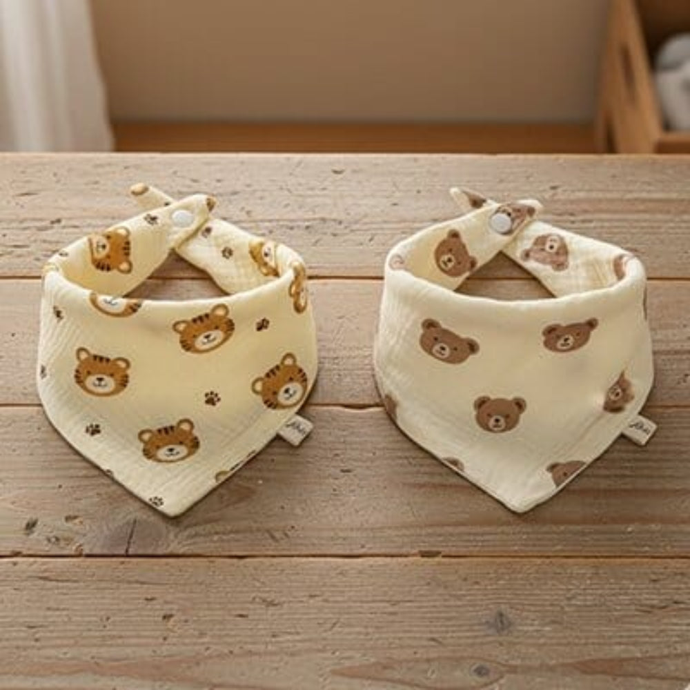 Bavoir bandana format triangulaire