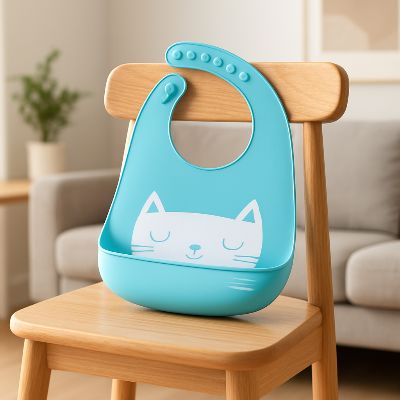 Bavoir silicone | Repas sans tache