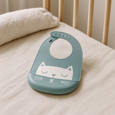 Bavoir silicone | Repas sans tache