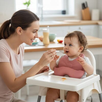 Bavoir silicone durable