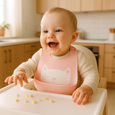 Bavoir silicone | Repas sans tache