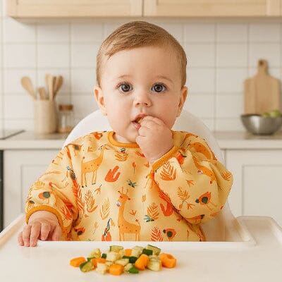 Bavoirs bébé large surface tablier