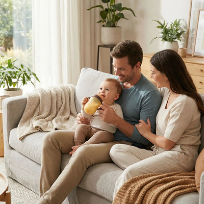 biberon nano silicone en famille