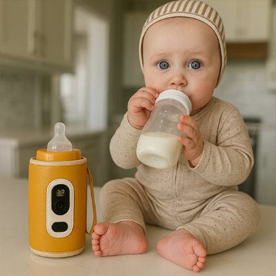 Chauffe biberon nomade, pas de risque de brûlure pour les petites mains curieuses