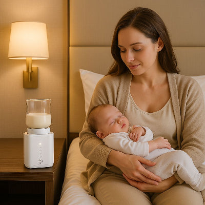 Chauffe biberon voiture nuits à l'hôtel