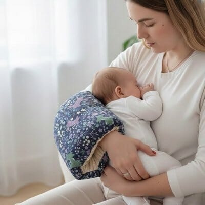 Coussin d'allaitement forme ergonomique: