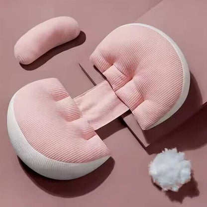 Coussin de grossesse rose poudré