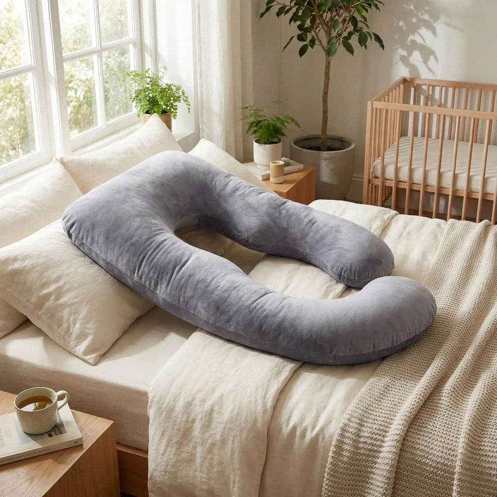 Coussin grossesse velours