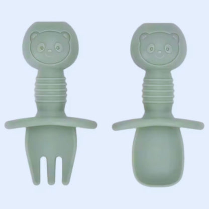 Couvert bebe vert